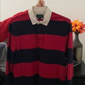 J crew rugby shirt long sleeve